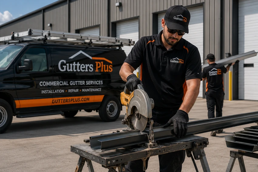 Industrial Gutter Installation